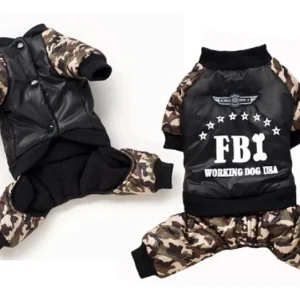 FBI Mameluco Militar para mascota